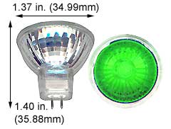 Tungsten Halogen(Quartz) Tungsten Halogen MR11 FTD/CG/GREEN 