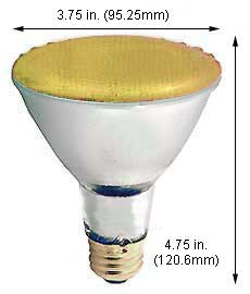 Tungsten Halogen(Quartz) Tungsten Halogen Bulbs Medium Par30LN 50PAR30QFL/LN/YELLOW