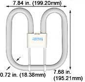 Fluorescent Compact Fluorescent 2-D(SQ) CF28SQ/835 