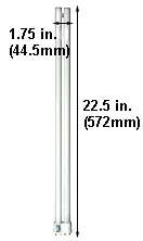 Fluorescent Compact Fluorescent Long Twin Shape(LTT) F50LTT/4P/835