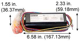 Ballasts Fluorescent Magnetic Ballasts T12 Med BiPin  -  T12 U-Bend 220-120TP  120V