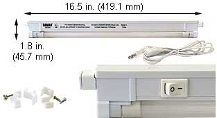Fixtures Fluorescent Fixtures Undercabinet FFT4-12W120V16