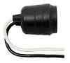 MED. BASE RUBBER PIGTAIL LAMPHOLDER