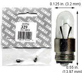 Specialty Carded Bulbs 329   (Carded)