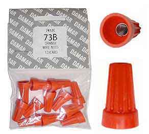 Miscellaneous Wiring Devices Wire Nuts Orange Wire Nuts 12pk
