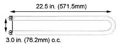 Fluorescent Fluorescent Tubes T12 Medium BiPin F34CW/U/3/WM