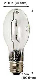 H.I.D. High Pressure Sodium (H.P.S.) Standard Mogul Base (E39) LU150/55/ECO