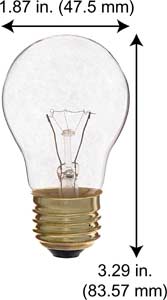 Incandescent Incandescent A15 15A15CL/SS 130V CLEAR