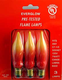 Specialty Carded Bulbs 1412 FLAME
