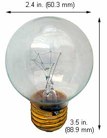 Incandescent Incandescent G18.5 25G18.5CL