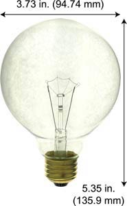 Incandescent Incandescent G30 60G30CL