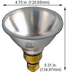 Tungsten Halogen(Quartz) Tungsten Halogen Bulbs Medium Par38 120PAR38QSP/10