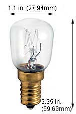 Incandescent Incandescent PR 15W PR 230V