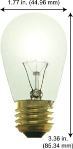 Incandescent Incandescent S14 11S14X/CL