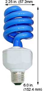 Fluorescent Compact Fluorescent Colored H23SL/BLUE