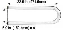 Fluorescent Fluorescent Tubes T12 Medium BiPin FB40CW/U/6/RS