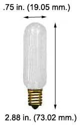 Incandescent Exit Sign Bulbs 15T6IF