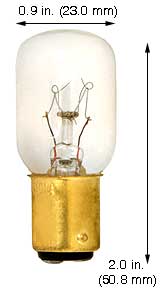 Incandescent Incandescent T7 15T7DC