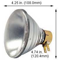 Specialty Miniature Sealed Beam Bulbs 150PAR3SP