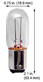 Tungsten Halogen(Quartz) Miniature Sealed Beam Bulbs 8017