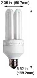 Fluorescent Compact Fluorescent Quad Twin Medium Screw EL28W/QBX/27K