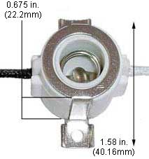 Tungsten Halogen(Quartz) Tungsten Halogen Sockets Quartz E-11 Mini-can E-11A MINI-CAN FLUSH MOUNT