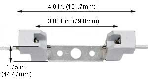 Tungsten Halogen(Quartz) Tungsten Halogen Sockets R7S (RSC) 78mm 78 MM QUARTZ SOCKET