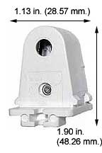 Fluorescent Fluorescent Sockets Single pin Sockets 314